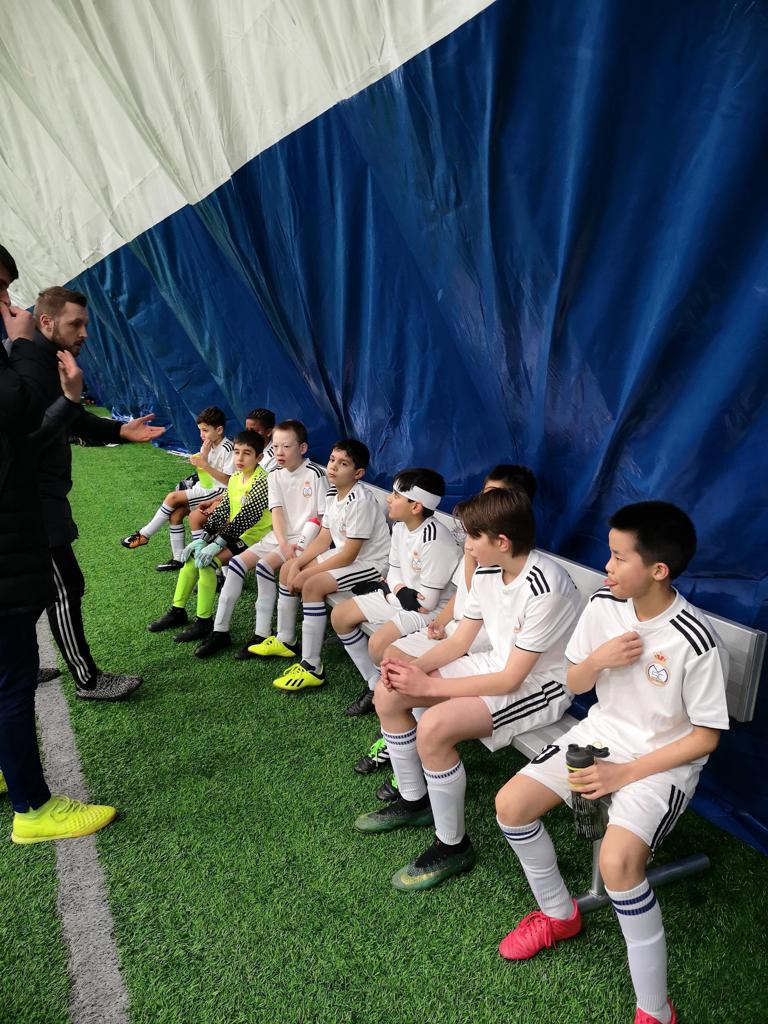 All-Star youth soccer players training in Mississauga during advanced program session.
